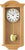 Horloge murale AMS 53x27x10 cm bois • Mouvement à quartz • Mélodie Westminster