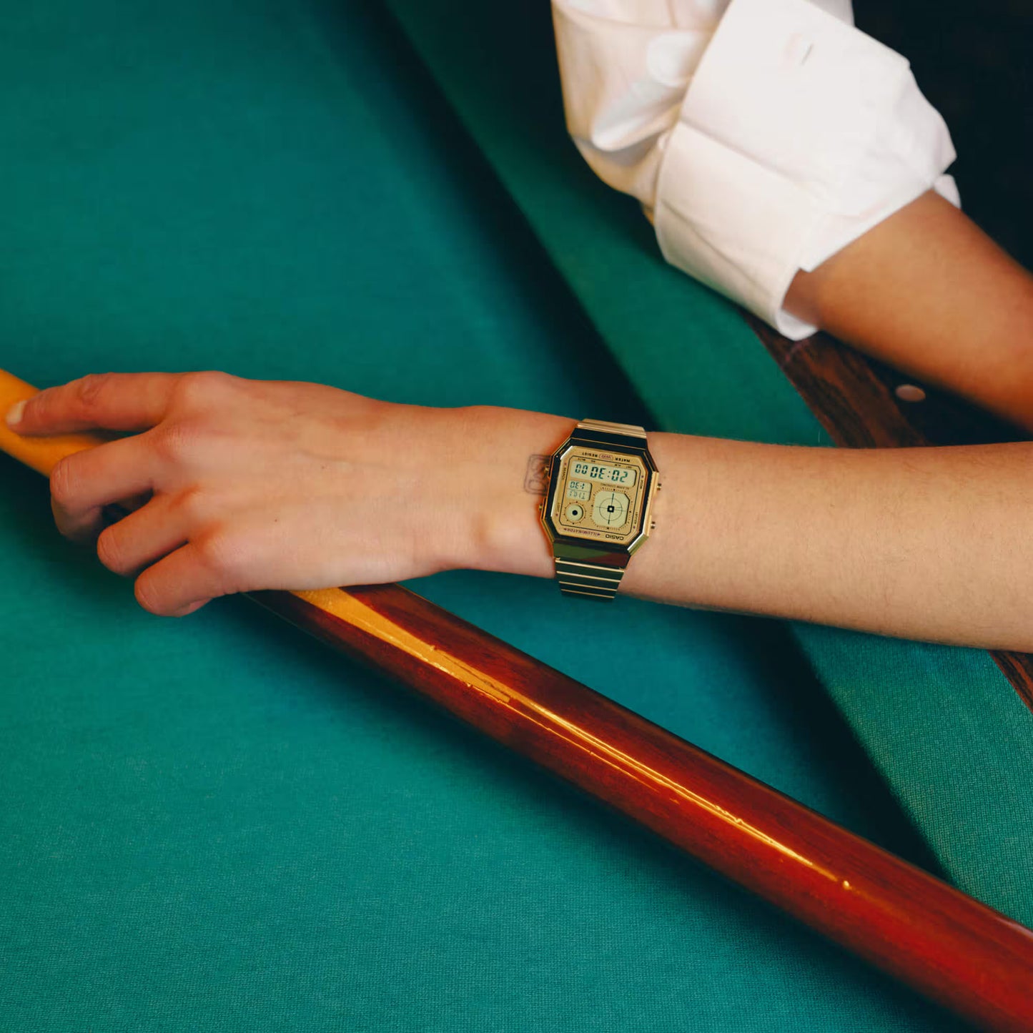 Casio Vintage A120WEG-9A Unisex Uhr • Quarz • Edelstahlarmband