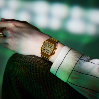 Casio Vintage A120WEG-9A Unisex Uhr • Quarz • Edelstahlarmband