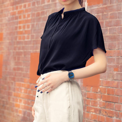 Casio Vintage Iconic A168WEM-7EF Unisex Uhr • Quarz-Uhrwerk • Edelstahlarmband