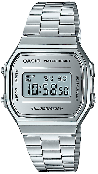Casio Vintage A168WEM-7EF Unisex Uhr • Ikonisches Design • Digitale Präzision