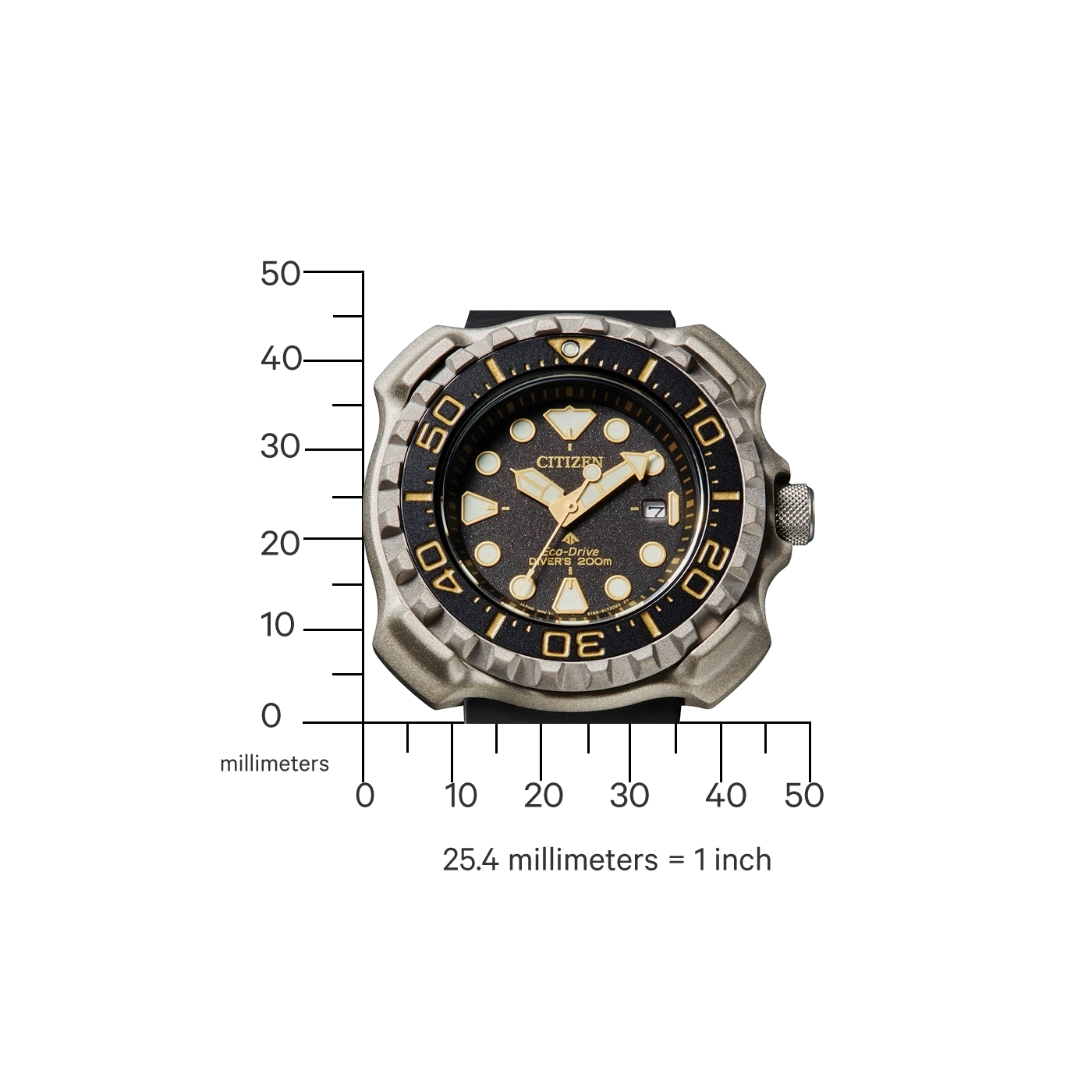 Montre pour homme Citizen Promaster BN0220-16E • Eco-Drive • Super Titanium