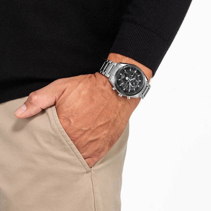 Citizen Tsuki-yomi BY1018-80E Herrenuhr • Eco-Drive Funk-Mondphase • Super Titanium