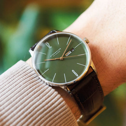Sternglas Berlin S01-BE08-HE05 Herrenuhr • Saphirglas • Day-Date