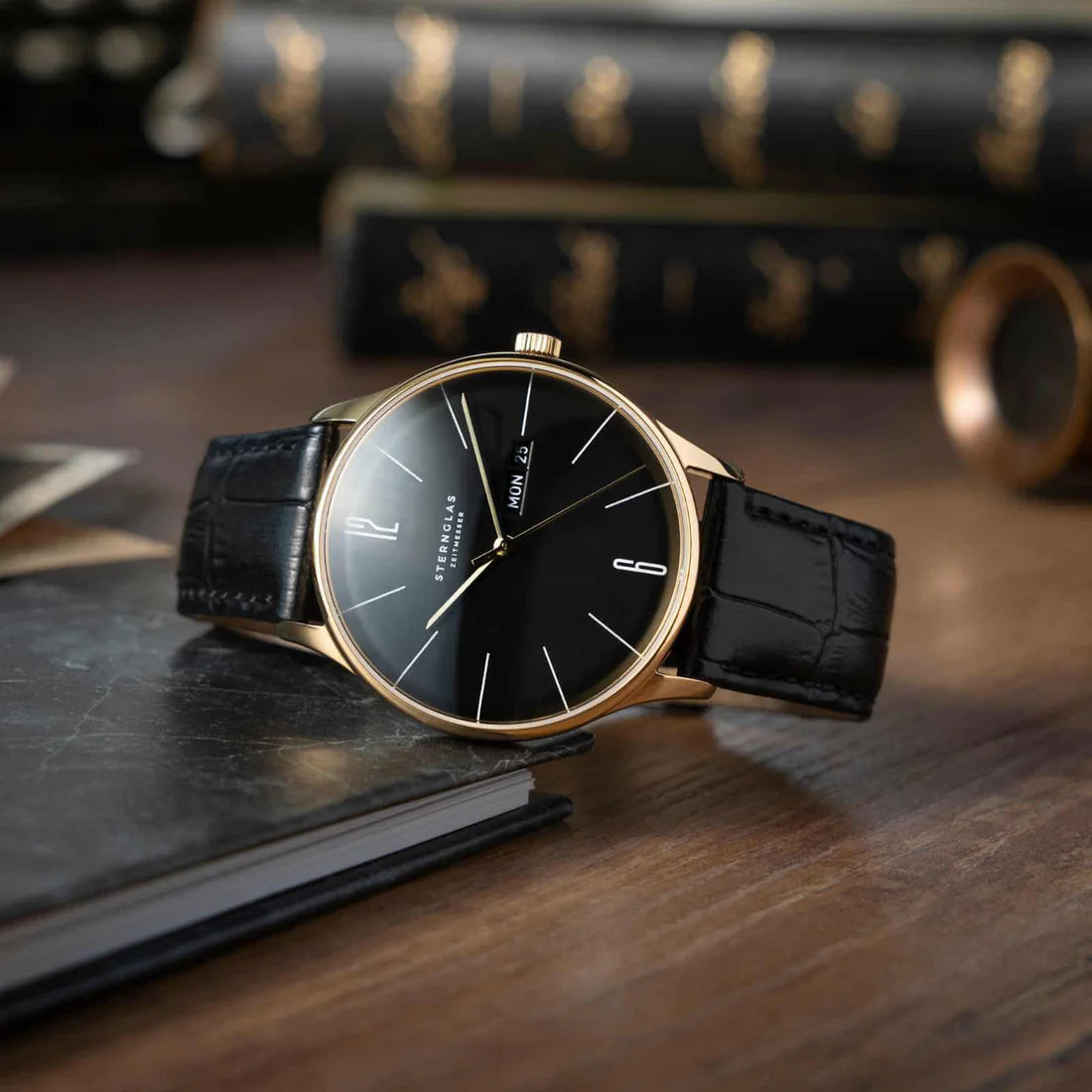 Sternglas Berlin S01-BE04-HE03 Men's Watch • Sapphire Glass • Swiss Movement