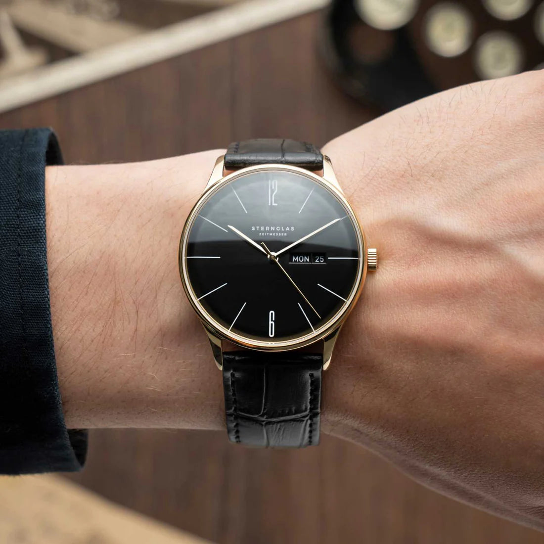 Sternglas Berlin S01-BE04-HE03 Men's Watch • Sapphire Glass • Swiss Movement