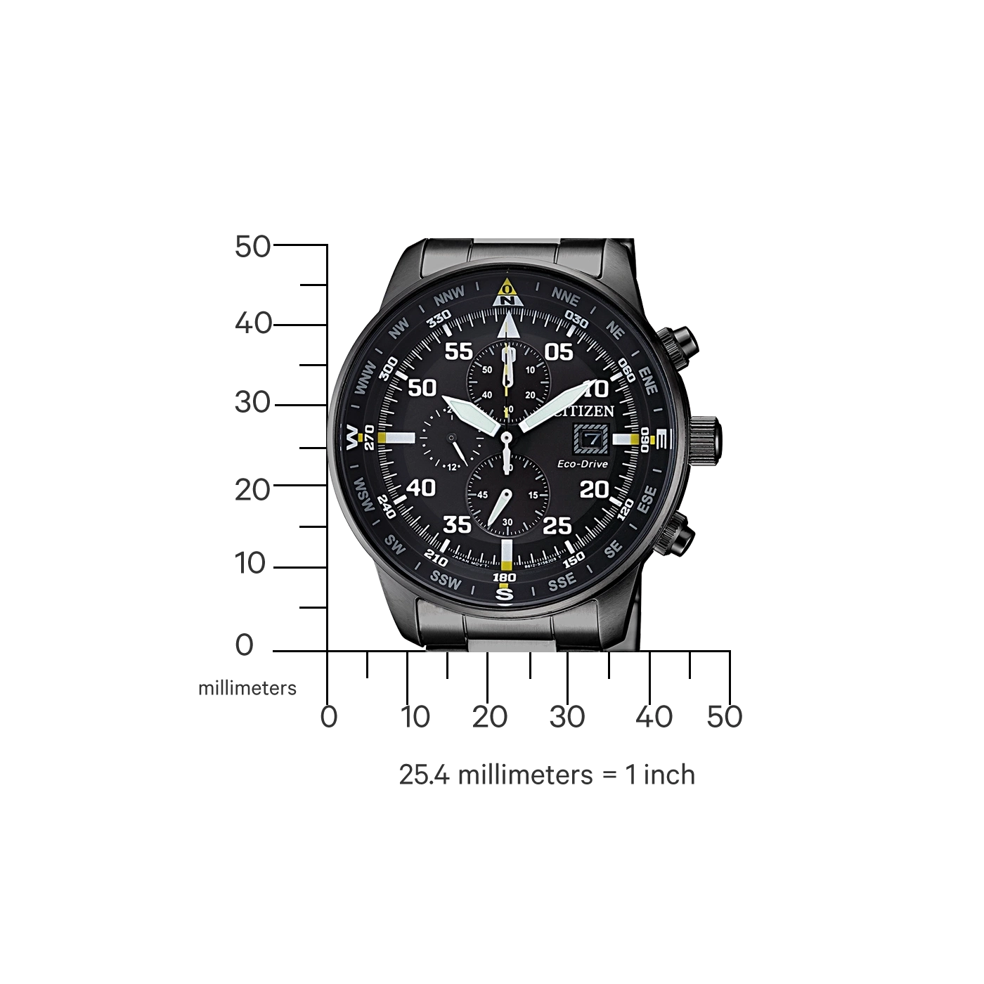 Montre pour homme Citizen CA0695-84E • Eco-Drive Solaire • Chronographe