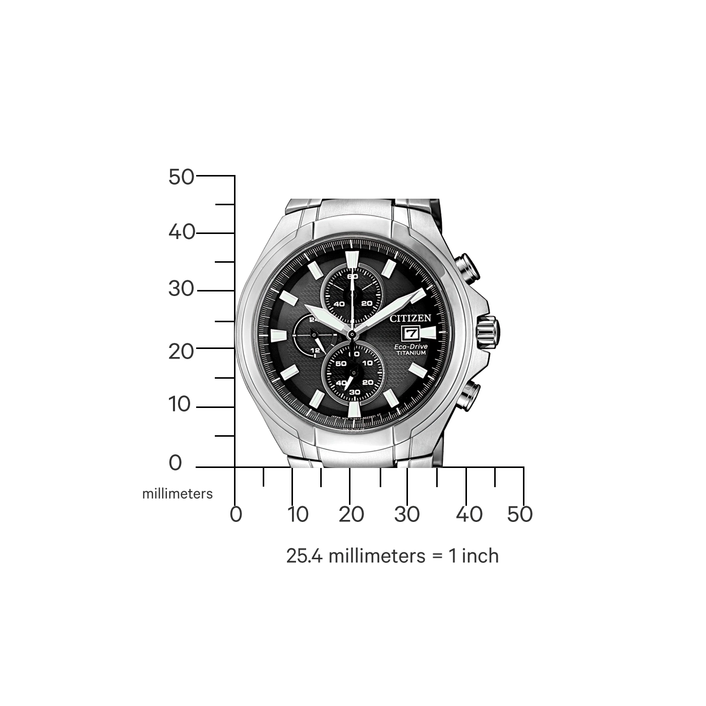 Montre pour homme Citizen Super Titanium CA0700-86E • Eco-Drive • Verre saphir