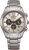 Zegarek męski Citizen Eco-Drive z kremową tarczą i metalową bransoletą