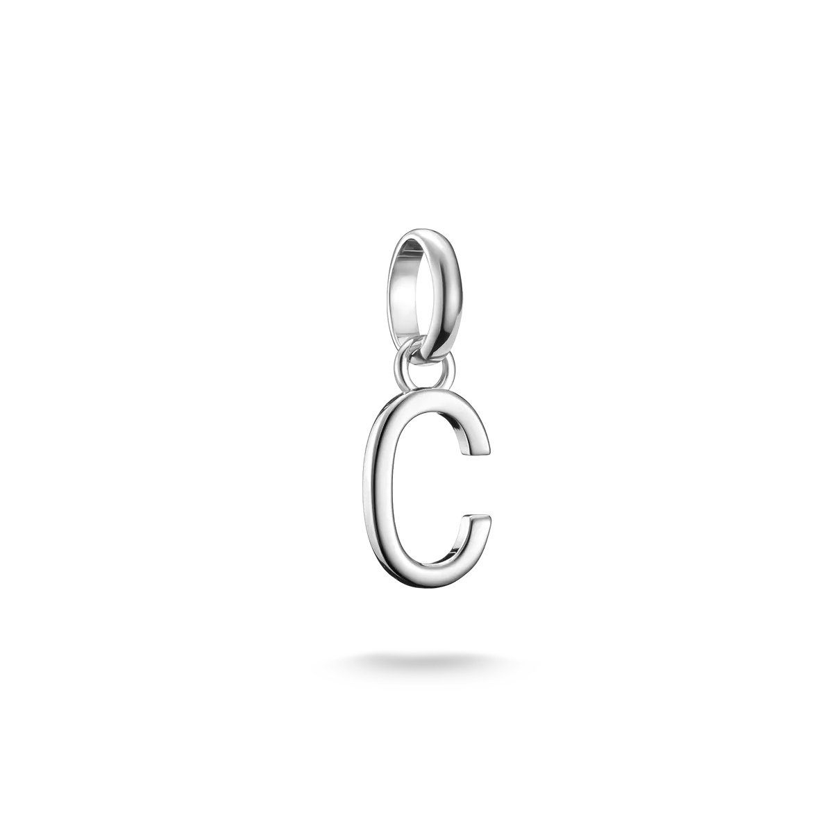 Charms Thomas Sabo w kształcie litery C ze srebra z zawieszką