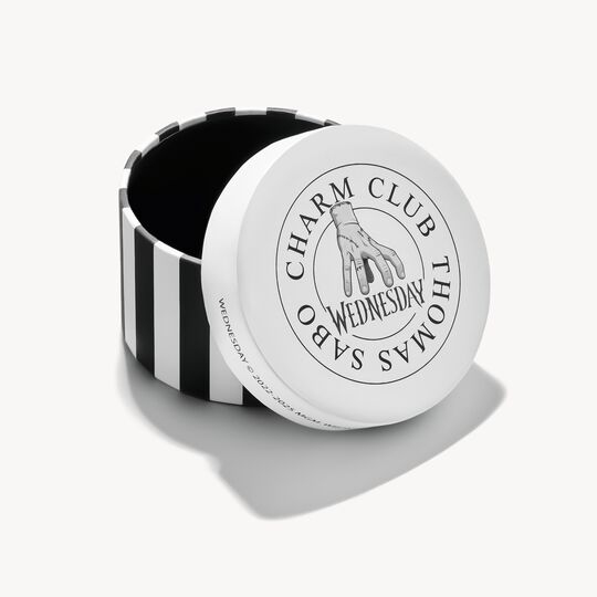 Wednesday Crow Zirconia Connect Charm Pendant in 925 Sterling Silver - Thomas Sabo Model: CC1318-691-11