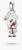 Charm in 925 sterling silver - Reindeer - Thomas Sabo model: CC1322-041-10