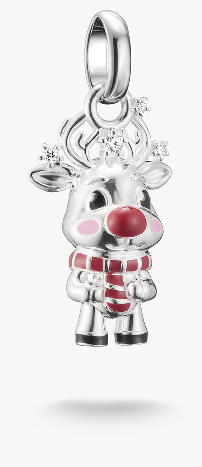 Charm in 925 sterling silver - Reindeer - Thomas Sabo model: CC1322-041-10