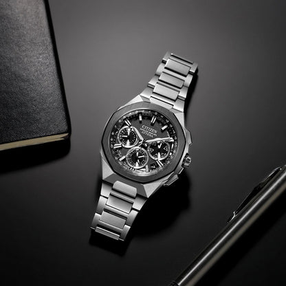 Citizen CC4104-53E Herrenuhr • Satellite Wave GPS • Super Titanium