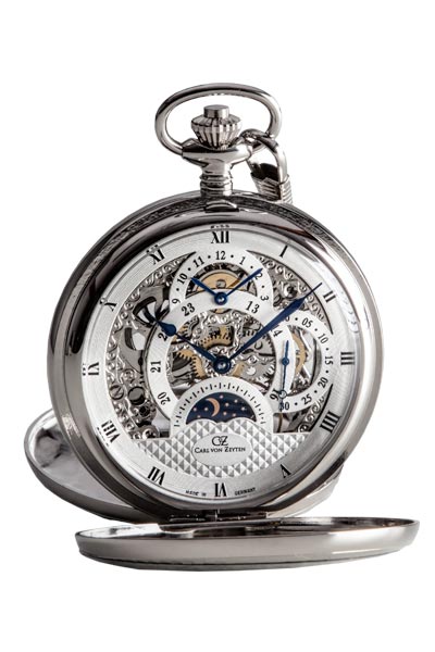 Carl von Zeyten Schutter CVZ0038SL Men's Watch • Manual Winding • Dual Time