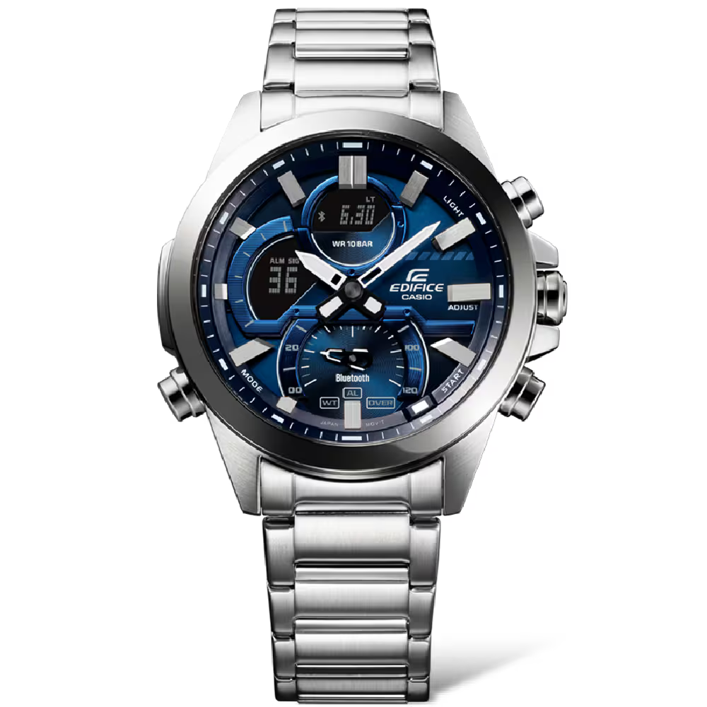 Montre pour homme Casio Edifice ECB-30D-2AEF • Smartphone Link • Verre minéral
