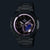Zegarek męski Casio Edifice z czarną bransoletą i kopertą, fioletowe akcenty na tarczy