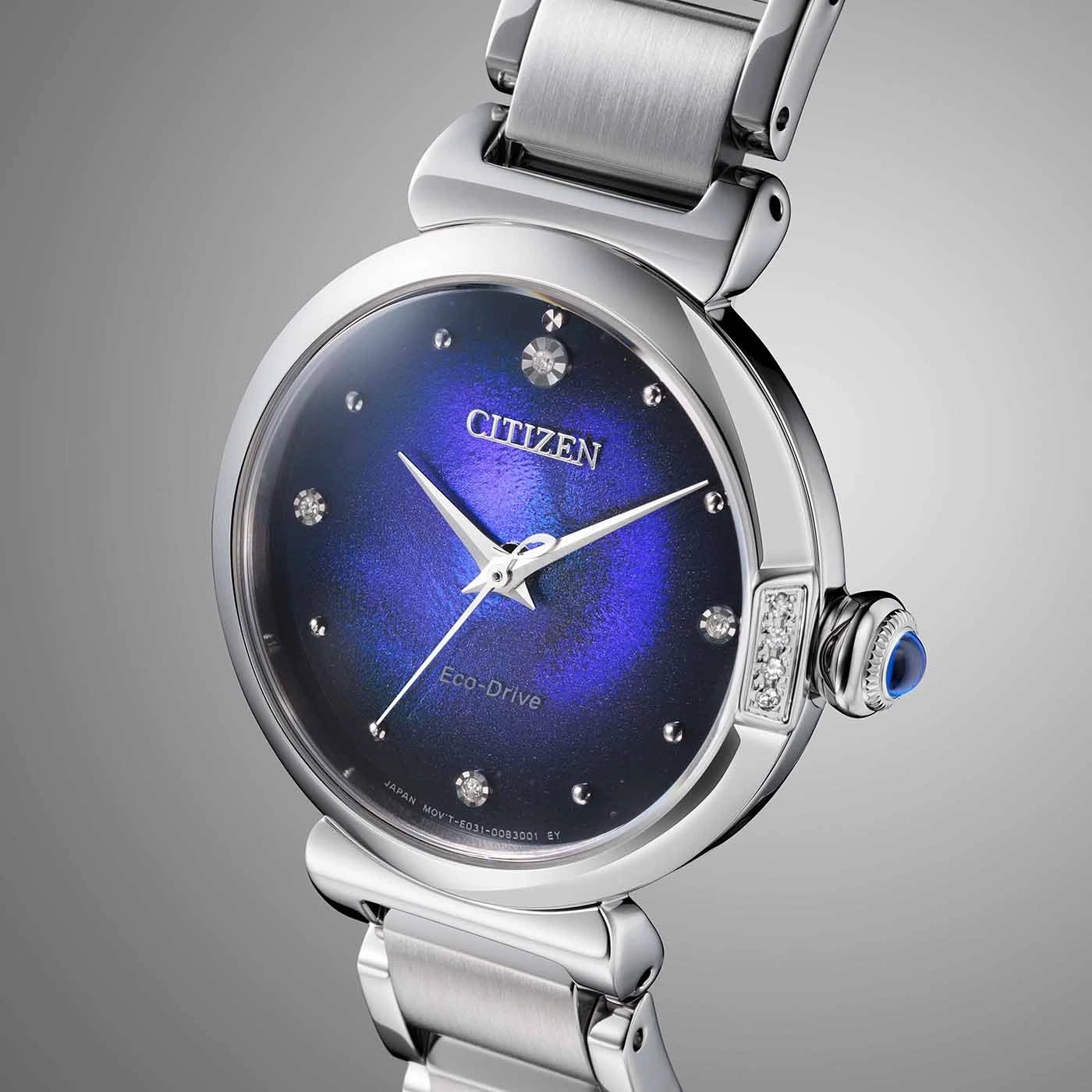 Citizen L EM1060-87L Damenuhr • Nachhaltiger Eco-Drive • 4 Diamanten