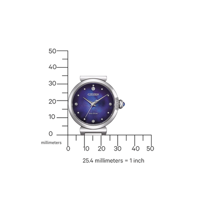 Citizen L EM1060-87L Damenuhr • Nachhaltiger Eco-Drive • 4 Diamanten