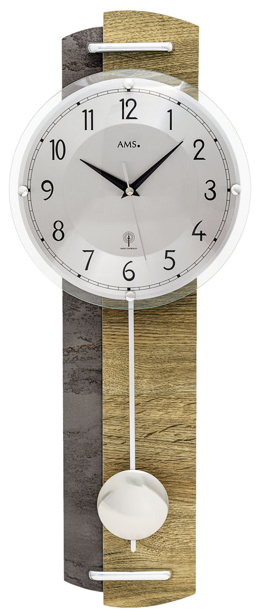 AMS Wanduhr • Zeitloses Design • Präzises Uhrwerk