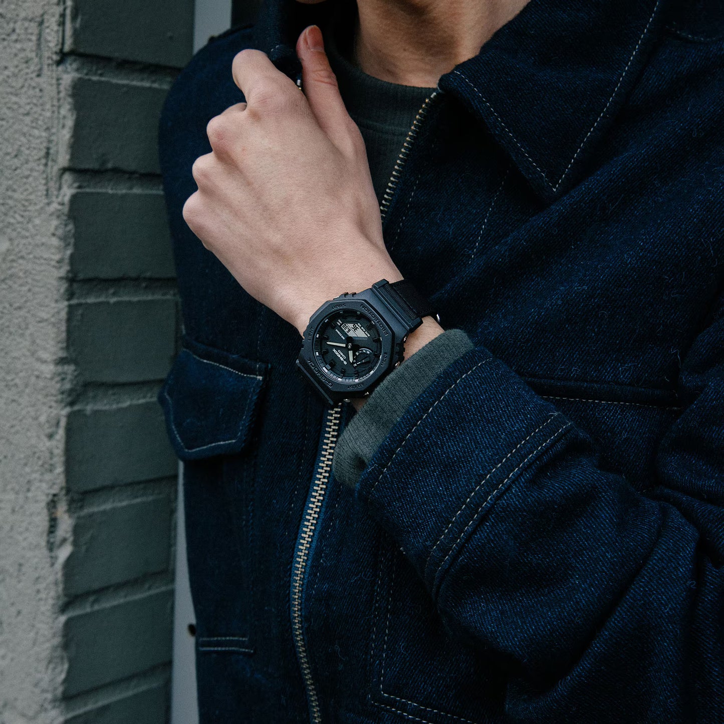 Casio G-Shock GA-2100BCE-1A Herren Uhr • 20 Bar • Chronograph