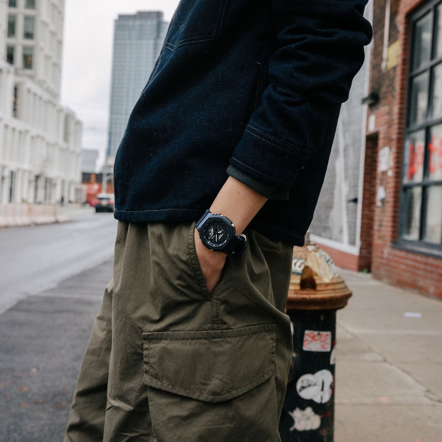 Casio G-Shock GA-2100BCE-1A Herren Uhr • 20 Bar • Chronograph