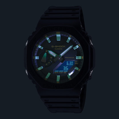 Casio G-Shock GA-2100RC-1A Uhr • Carbon Core Guard • 20 Bar Wasserdicht • Analog-Digital