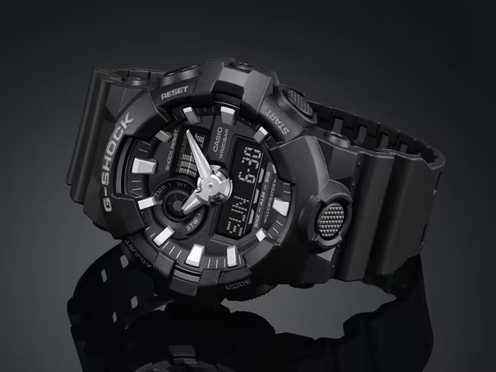 Casio G-SHOCK GA-700-1B Herren Uhr • Stoßfest • 20 Bar Wasserdicht