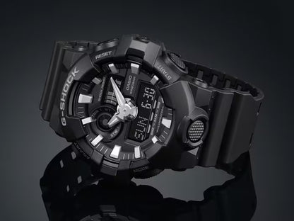 Casio G-SHOCK GA-700-1B Herren Uhr • Stoßfest • 20 Bar Wasserdicht