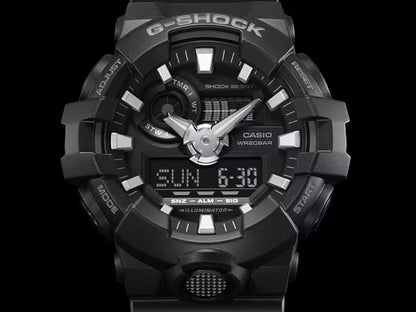 Casio G-SHOCK GA-700-1B Herren Uhr • Stoßfest • 20 Bar Wasserdicht