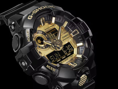 Casio G-Shock GA-710GB-1AER Herren Uhr • Präzises Quarzwerk • Robustes Resin-Gehäuse