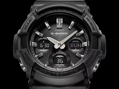 Casio G-Shock GAW-100B-1AER Herren Uhr • Funksolar • Robustes Resin-Gehäuse • 20 Bar Wasserdicht