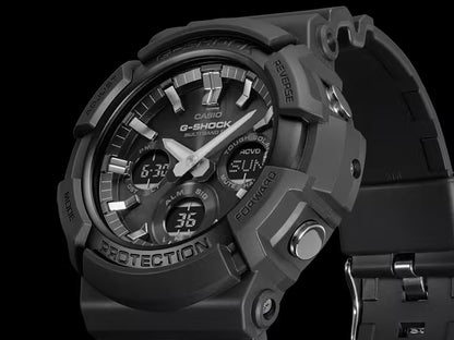 Casio G-Shock GAW-100B-1AER Herren Uhr • Funksolar • Robustes Resin-Gehäuse • 20 Bar Wasserdicht
