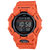 Zegarek męski Casio G-Shock z pomarańczową kopertą i wyświetlaczem cyfrowym 10:58