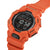 Zegarek Casio G-Shock z pomarańczowym paskiem z tworzywa sztucznego i czarnym wyświetlaczem cyfrowym