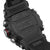 Tył zegarka męskiego G-SHOCK Mudmaster, czarna koperta z nadrukiem modelu i oznaczeniami kontrolnymi