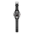 Zegarek męski G-SHOCK Mudmaster, widok z boku, czarny pasek, okrągła koperta z elementami ochronnymi