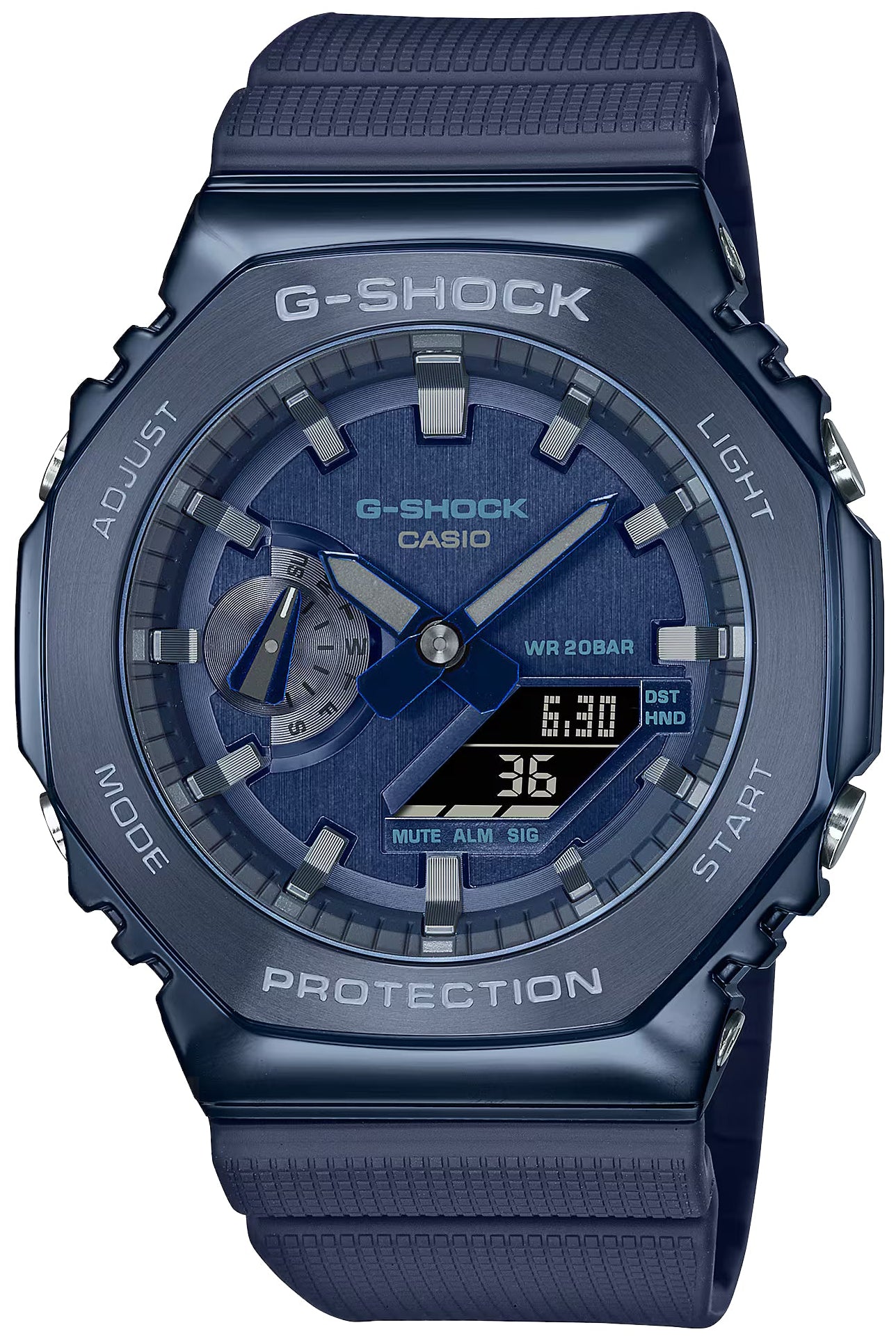 Casio G-Shock GM-2100N-2AER Herren Uhr • Quarz-Uhrwerk • Stoßfest