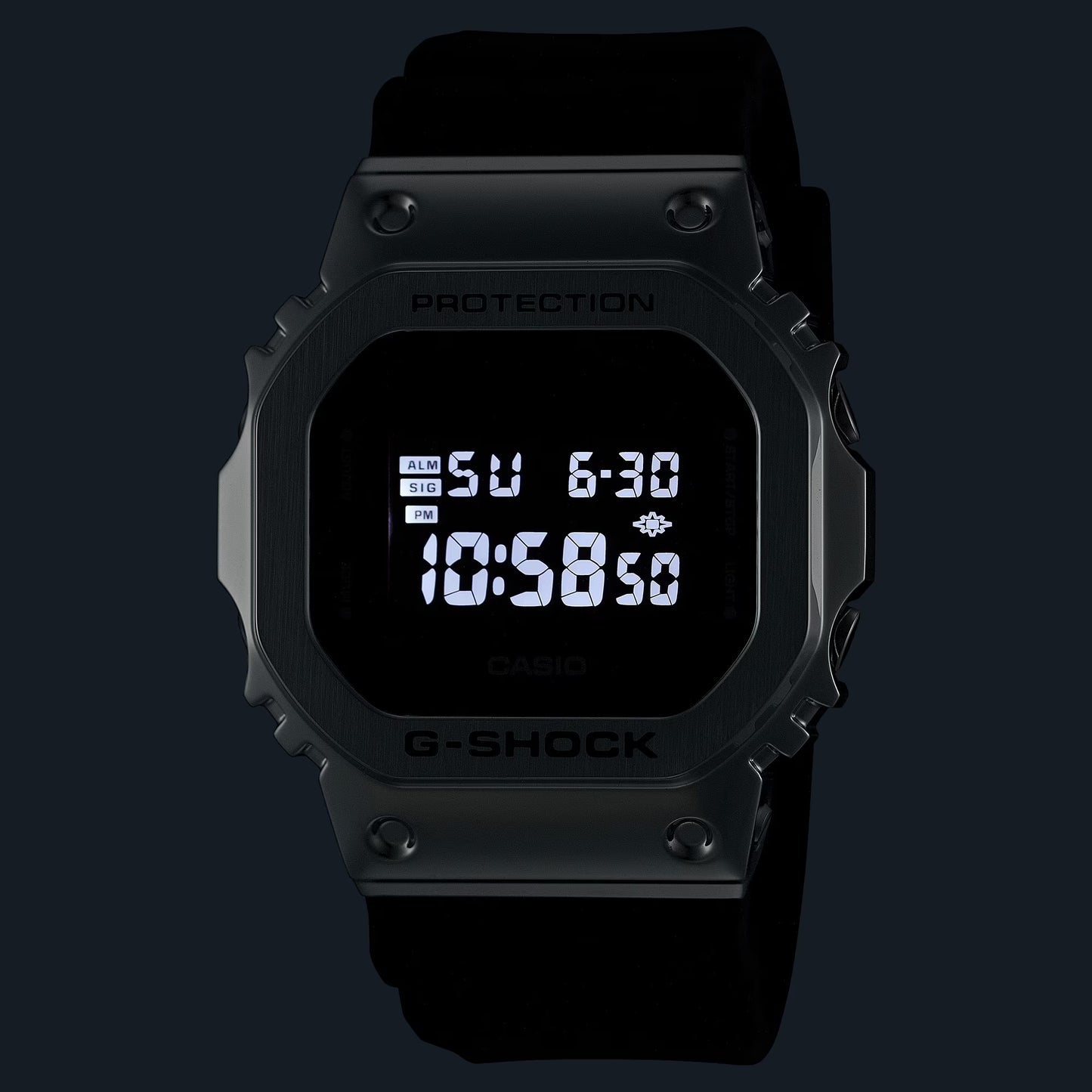 Casio G-Shock GM-S5600U-1ER Unisex Uhr • Stoßfestigkeit • Quarzwerk