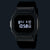 Zegarek męski Casio G-Shock, ciemny wyświetlacz z odwróconymi cyframi; czarny pasek z żywicy