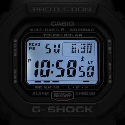 Casio G-Shock GW-5000U-1ER Montre pour Homme • Radio-pilotée solaire • Verre minéral
