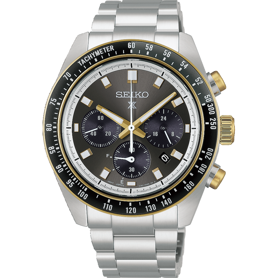 Seiko Prospex HBJ002P1 zegarek męski • chronograf solarny • wskazówki LumiBrite