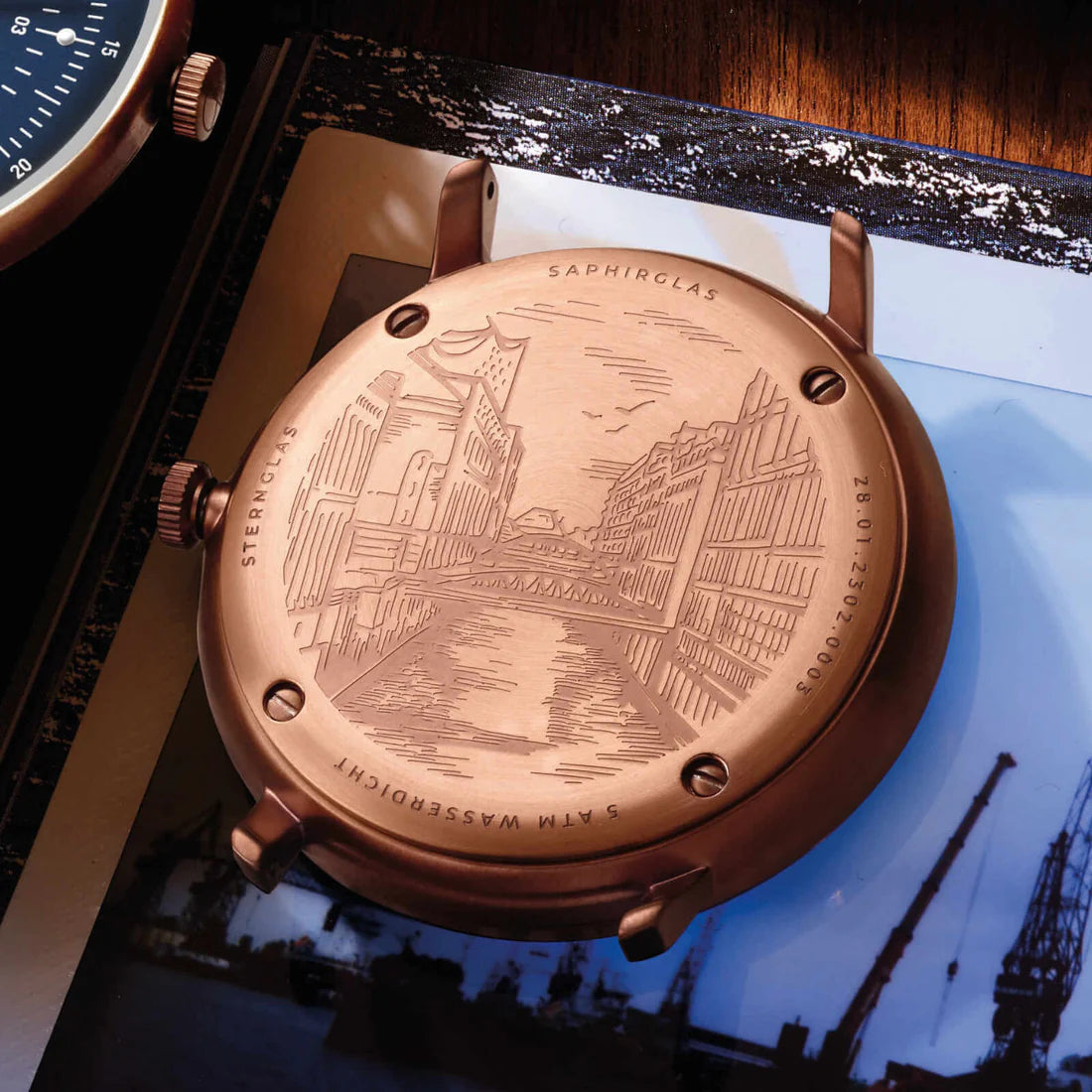 Sternglas Hamburg S01-HH27-MI11 Herrenuhr • Schweizer Quarzwerk • Saphirglas