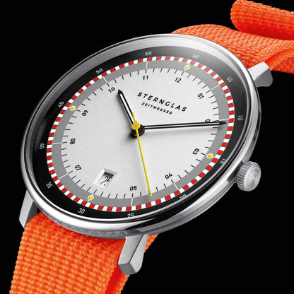Montre pour homme Sternglas Naos S01-NA01-PR01 • Mouvement à quartz • Verre saphir