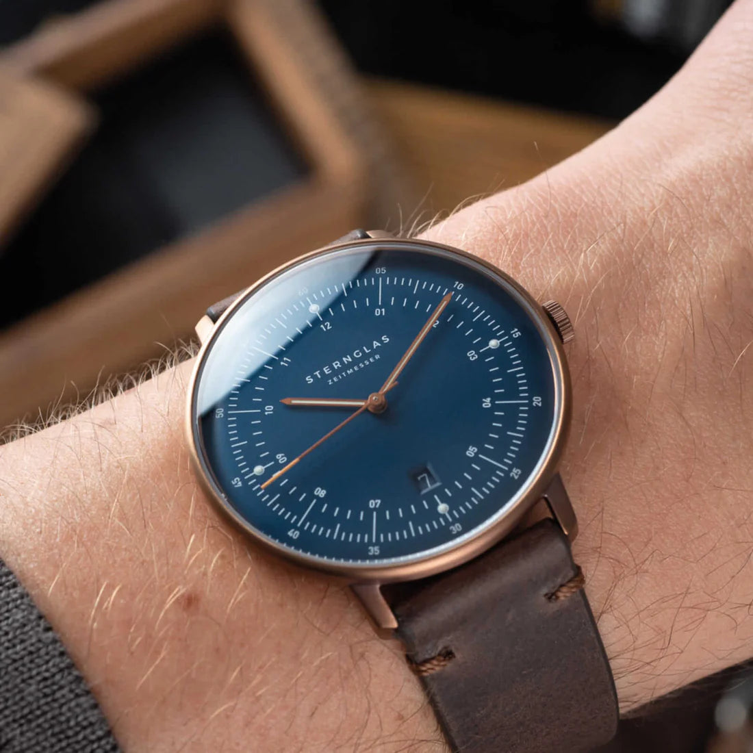 Sternglas Hamburg S02-HH27-VI17 Herrenuhr • Automatik • Saphir