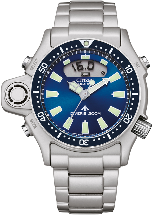 Citizen Promaster JP2000-67L Herrenuhr • Elektronischer Tiefenmesser • 20 bar