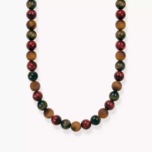 Herren Kette, Talisman aus Tigerauge - Mehrfarbig - THOMAS SABO Modell: KE2304-826-7