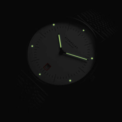 Sternglas Naos Edition Bauhaus III S01-NAB15-EB09 Herrenuhr • Saphirglas • Ronda Uhrwerk