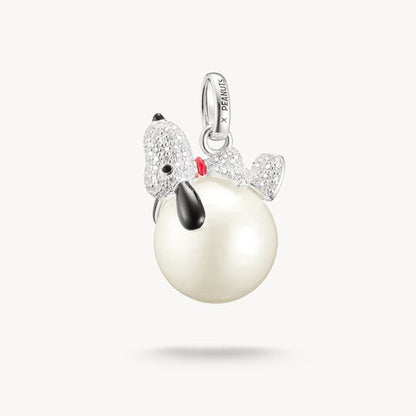 Exklusiver THOMAS SABO PEANUTS Snoopy Schneeball Anhänger 925er Sterlingsilber Zirkonia