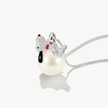 Exklusiver THOMAS SABO PEANUTS Snoopy Schneeball Anhänger 925er Sterlingsilber Zirkonia